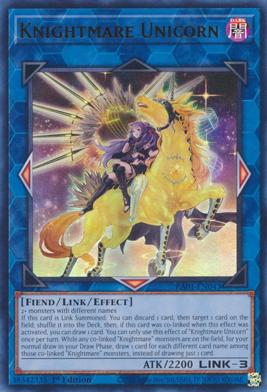 Knightmare Unicorn (Alternate Art) [RA01-EN043] Ultra Rare | Enigma On Main