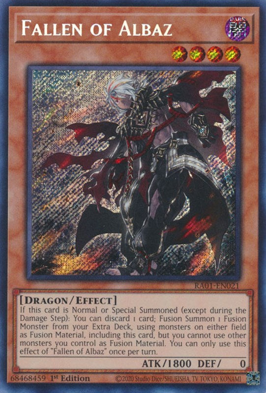 Fallen of Albaz [RA01-EN021] Secret Rare | Enigma On Main