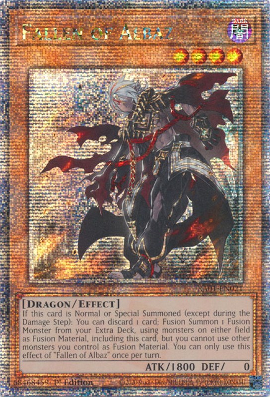 Fallen of Albaz [RA01-EN021] Quarter Century Secret Rare | Enigma On Main