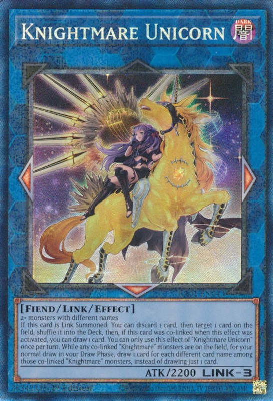 Knightmare Unicorn (Alternate Art) [RA01-EN043] Prismatic Collector's Rare | Enigma On Main