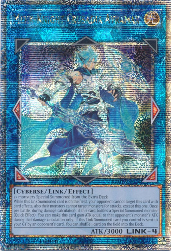 Mekk-Knight Crusadia Avramax [RA01-EN044] Quarter Century Secret Rare | Enigma On Main