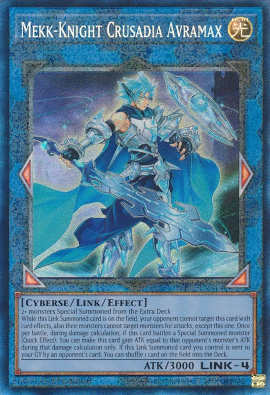 Mekk-Knight Crusadia Avramax [RA01-EN044] Prismatic Collector's Rare | Enigma On Main