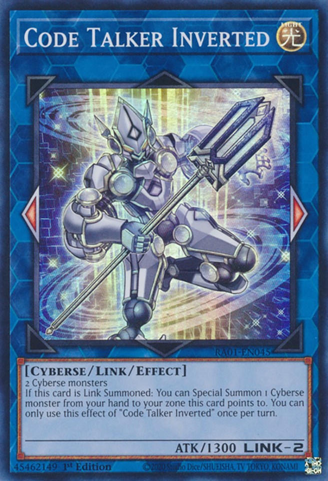 Code Talker Inverted [RA01-EN045] Super Rare | Enigma On Main