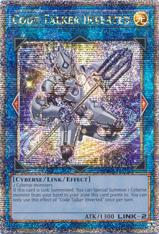 Code Talker Inverted [RA01-EN045] Quarter Century Secret Rare | Enigma On Main