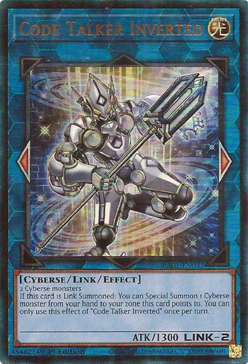 Code Talker Inverted [RA01-EN045] Prismatic Ultimate Rare | Enigma On Main