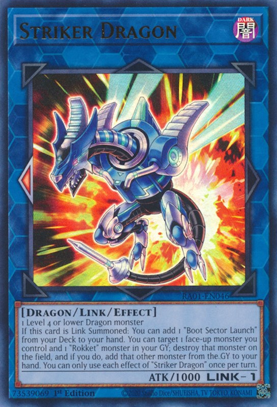 Striker Dragon [RA01-EN046] Ultra Rare | Enigma On Main