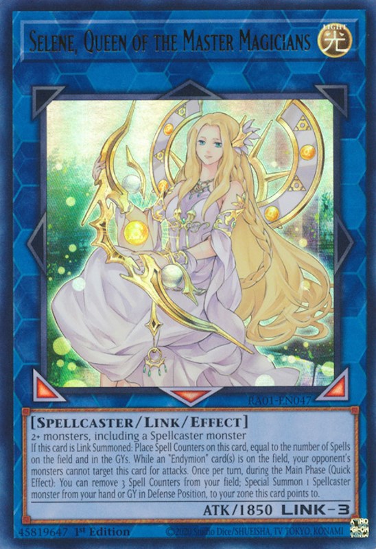 Selene, Queen of the Master Magicians [RA01-EN047] Ultra Rare | Enigma On Main