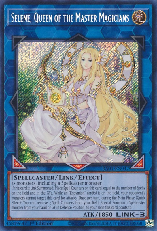 Selene, Queen of the Master Magicians [RA01-EN047] Secret Rare | Enigma On Main