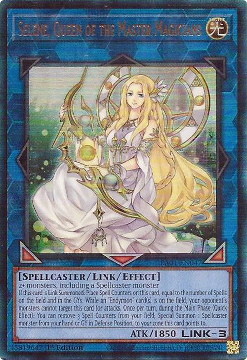 Selene, Queen of the Master Magicians [RA01-EN047] Prismatic Ultimate Rare | Enigma On Main