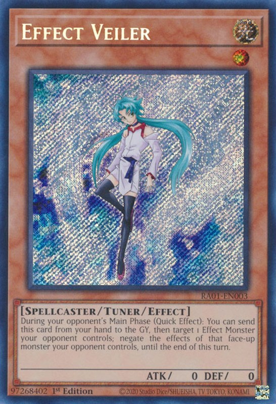 Effect Veiler [RA01-EN003] Secret Rare | Enigma On Main