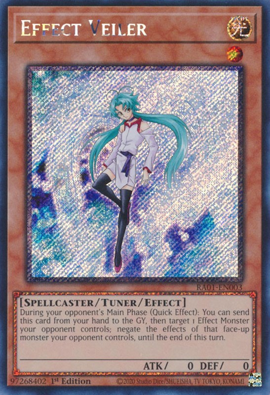 Effect Veiler [RA01-EN003] Platinum Secret Rare | Enigma On Main