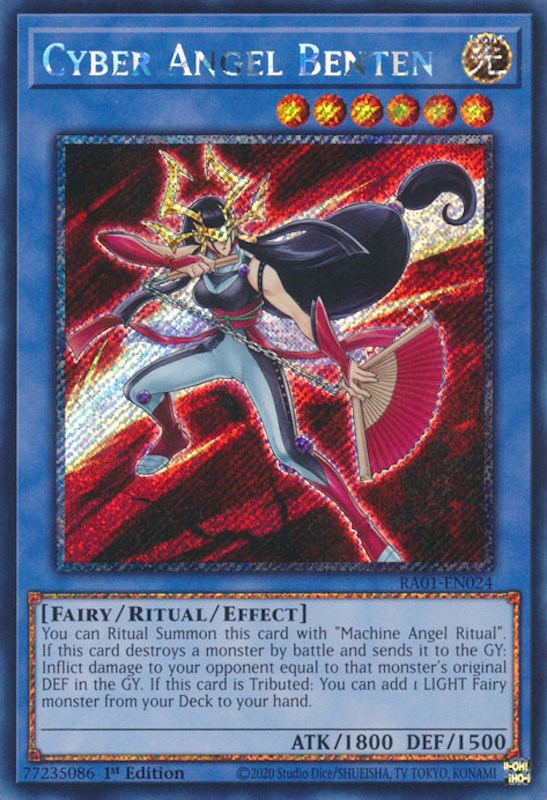 Cyber Angel Benten [RA01-EN024] Platinum Secret Rare | Enigma On Main