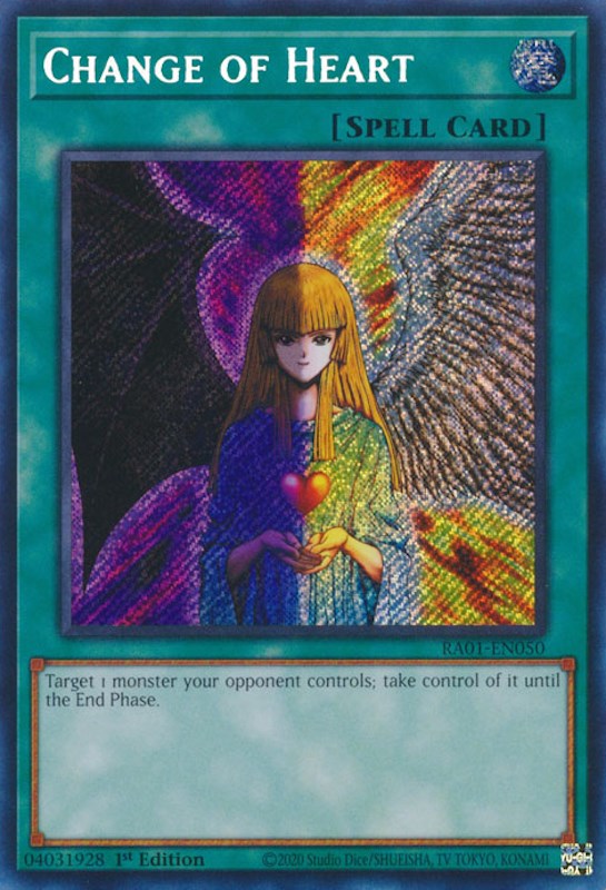 Change of Heart [RA01-EN050] Secret Rare | Enigma On Main