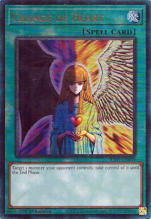 Change of Heart [RA01-EN050] Prismatic Ultimate Rare | Enigma On Main