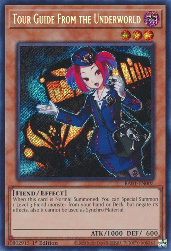 Tour Guide From the Underworld [RA01-EN005] Secret Rare | Enigma On Main