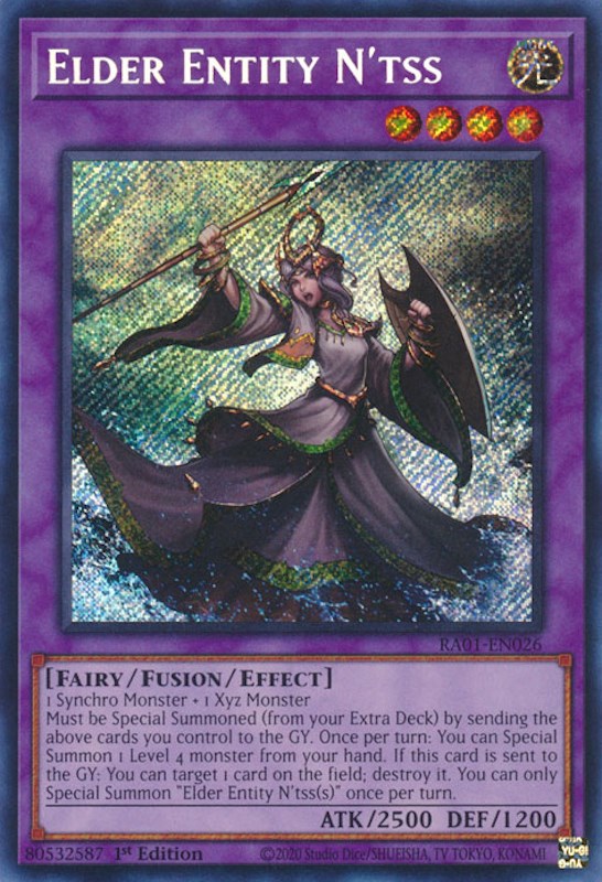 Elder Entity N'tss [RA01-EN026] Secret Rare | Enigma On Main