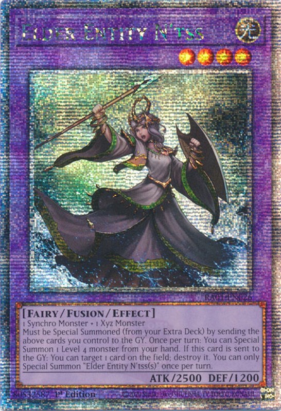 Elder Entity N'tss [RA01-EN026] Quarter Century Secret Rare | Enigma On Main