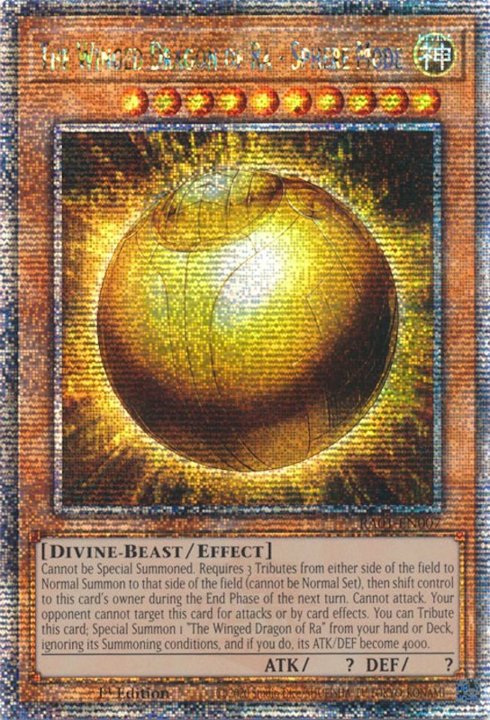 The Winged Dragon of Ra - Sphere Mode [RA01-EN007] Quarter Century Secret Rare | Enigma On Main