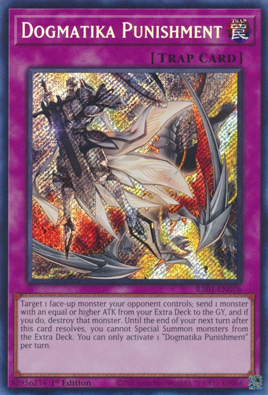 Dogmatika Punishment [RA01-EN076] Secret Rare | Enigma On Main