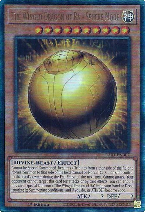 The Winged Dragon of Ra - Sphere Mode [RA01-EN007] Prismatic Ultimate Rare | Enigma On Main