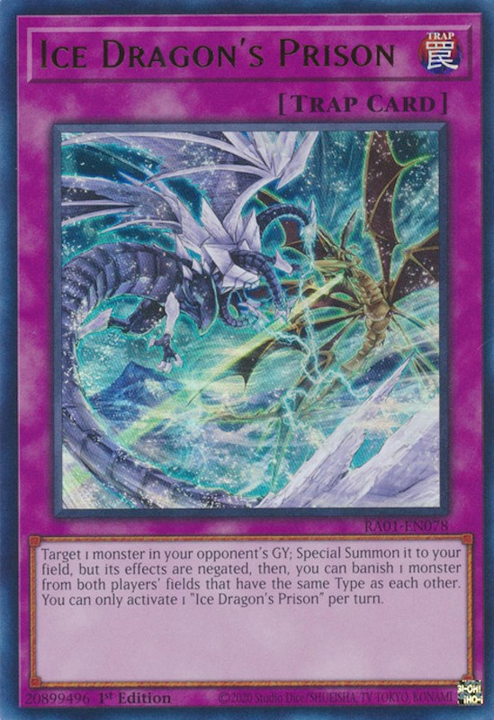 Ice Dragon's Prison [RA01-EN078] Ultra Rare | Enigma On Main