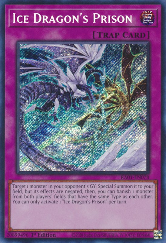 Ice Dragon's Prison [RA01-EN078] Secret Rare | Enigma On Main