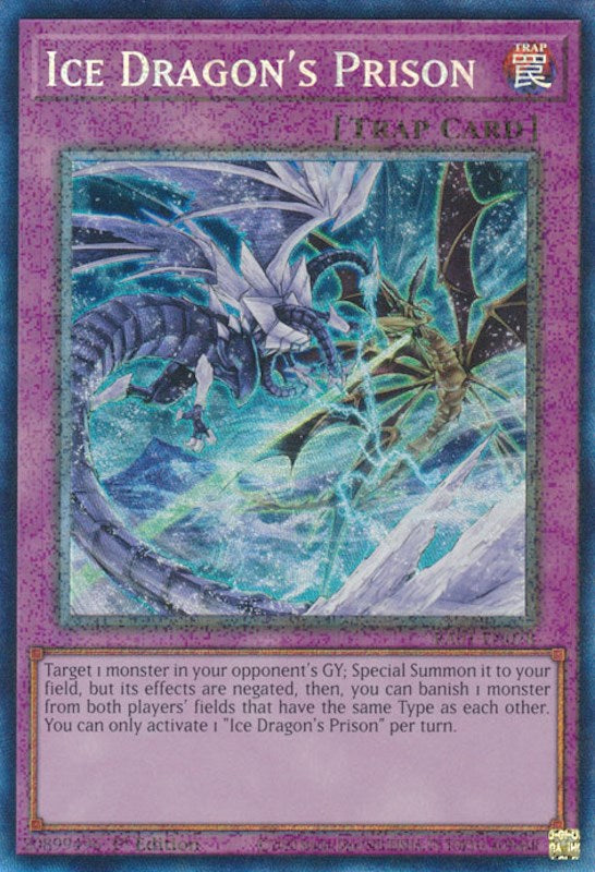 Ice Dragon's Prison [RA01-EN078] Prismatic Collector's Rare | Enigma On Main