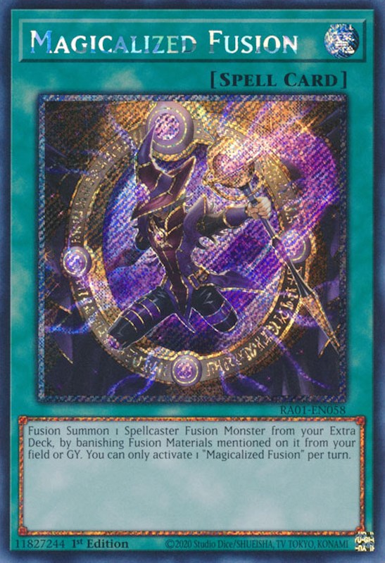 Magicalized Fusion [RA01-EN058] Platinum Secret Rare | Enigma On Main