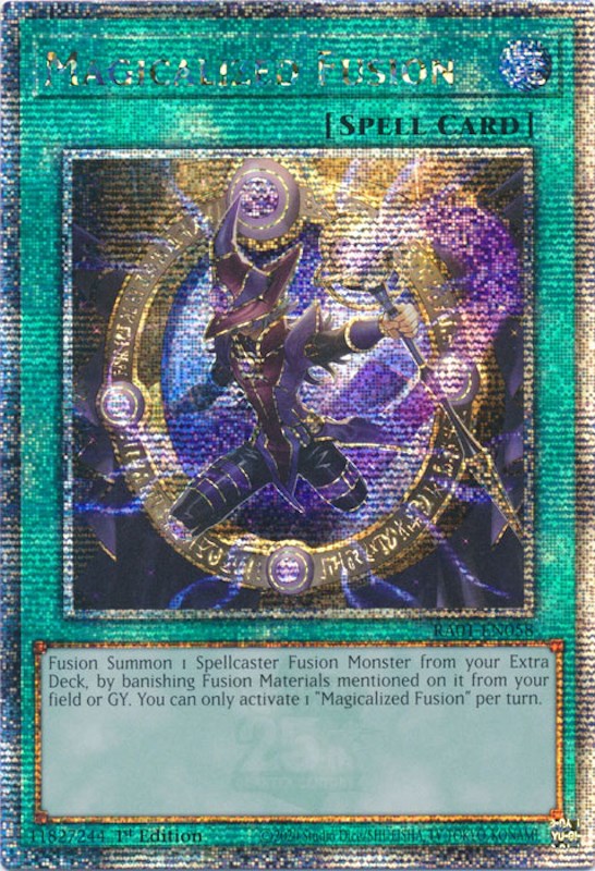 Magicalized Fusion [RA01-EN058] Quarter Century Secret Rare | Enigma On Main