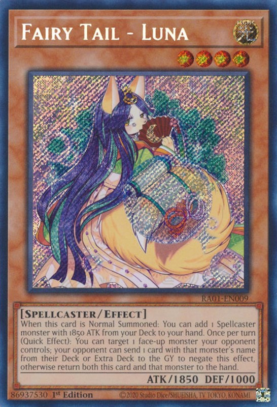 Fairy Tail - Luna [RA01-EN009] Secret Rare | Enigma On Main