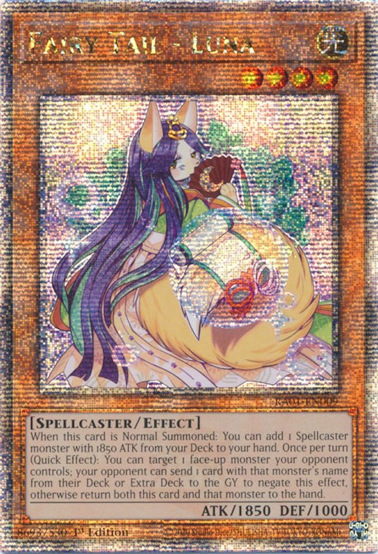 Fairy Tail - Luna [RA01-EN009] Quarter Century Secret Rare | Enigma On Main