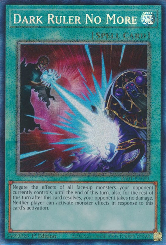 Dark Ruler No More [RA01-EN060] Prismatic Collector's Rare | Enigma On Main