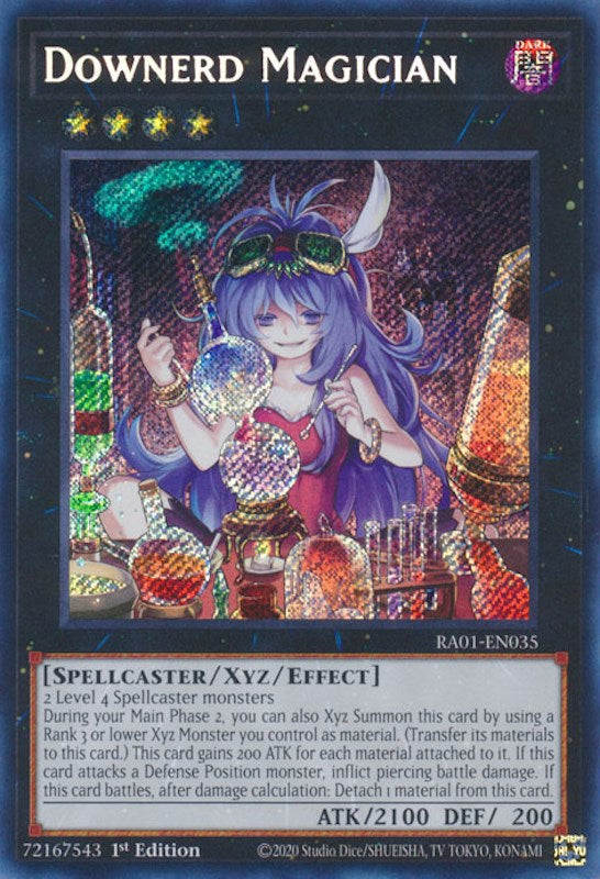 Downerd Magician [RA01-EN035] Secret Rare | Enigma On Main