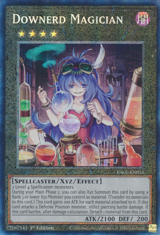 Downerd Magician [RA01-EN035] Prismatic Collector's Rare | Enigma On Main