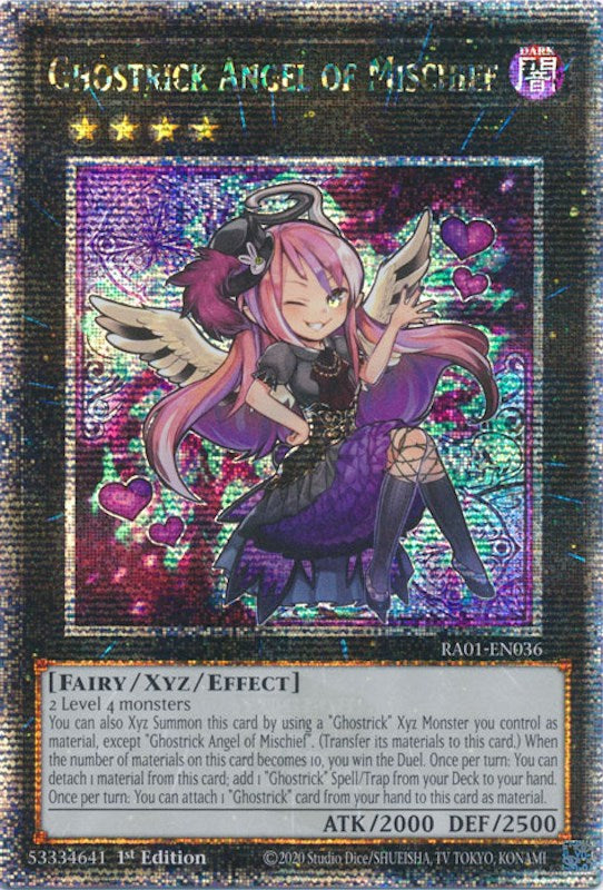 Ghostrick Angel of Mischief [RA01-EN036] Quarter Century Secret Rare | Enigma On Main