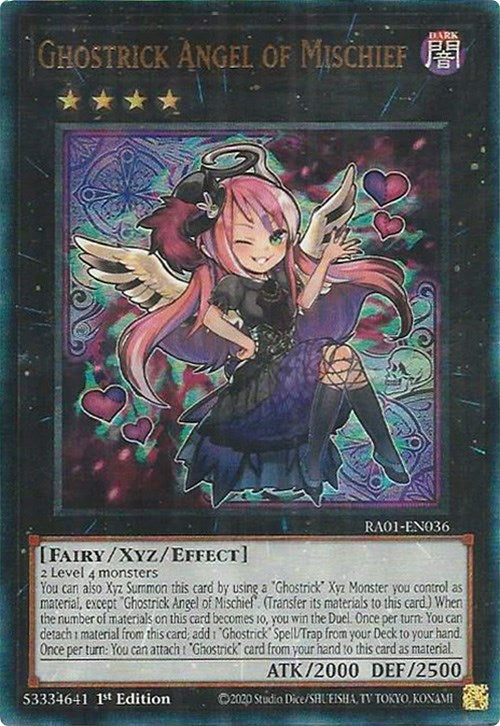 Ghostrick Angel of Mischief [RA01-EN036] Prismatic Ultimate Rare | Enigma On Main