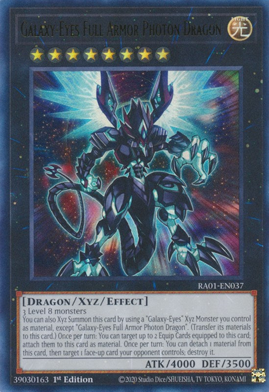 Galaxy-Eyes Full Armor Photon Dragon [RA01-EN037] Ultra Rare | Enigma On Main