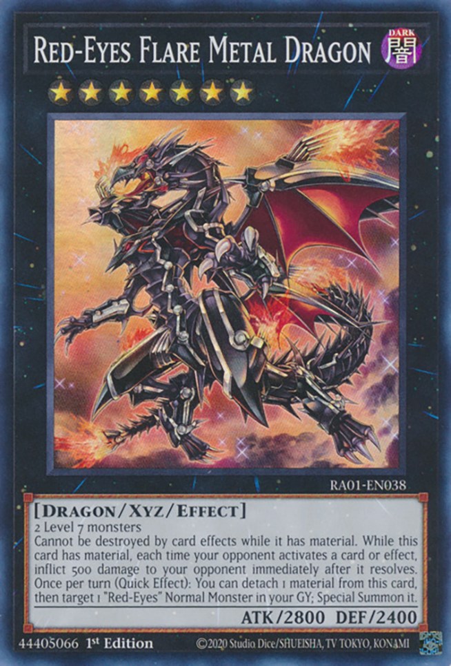 Red-Eyes Flare Metal Dragon [RA01-EN038] Super Rare | Enigma On Main