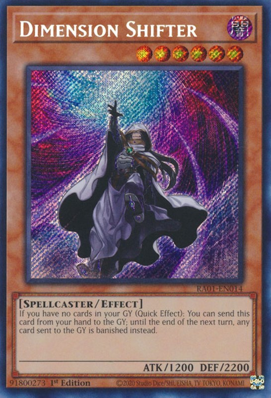 Dimension Shifter [RA01-EN014] Secret Rare | Enigma On Main