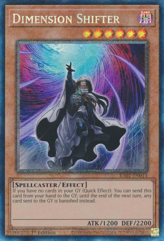 Dimension Shifter [RA01-EN014] Prismatic Collector's Rare | Enigma On Main