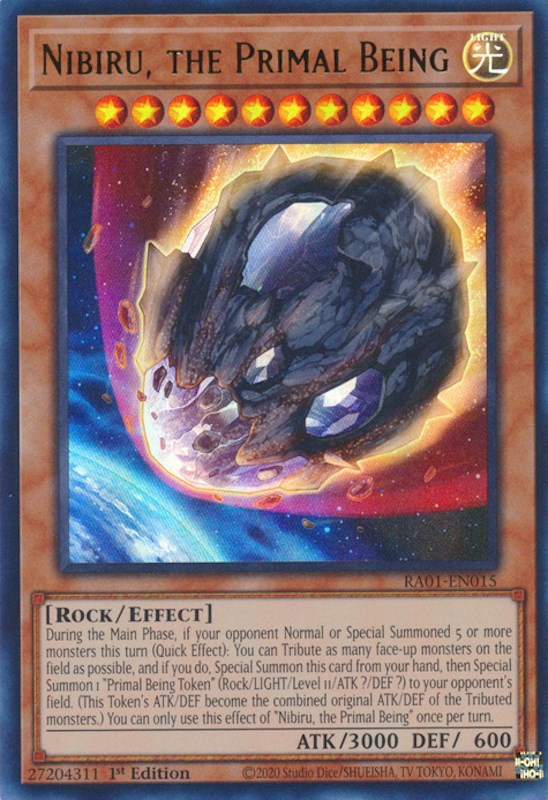 Nibiru, the Primal Being [RA01-EN015] Ultra Rare | Enigma On Main