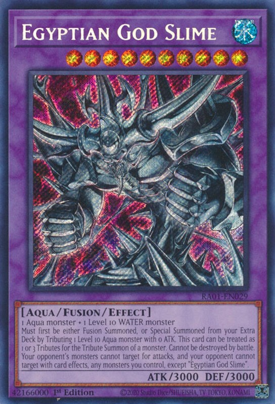 Egyptian God Slime [RA01-EN029] Secret Rare | Enigma On Main