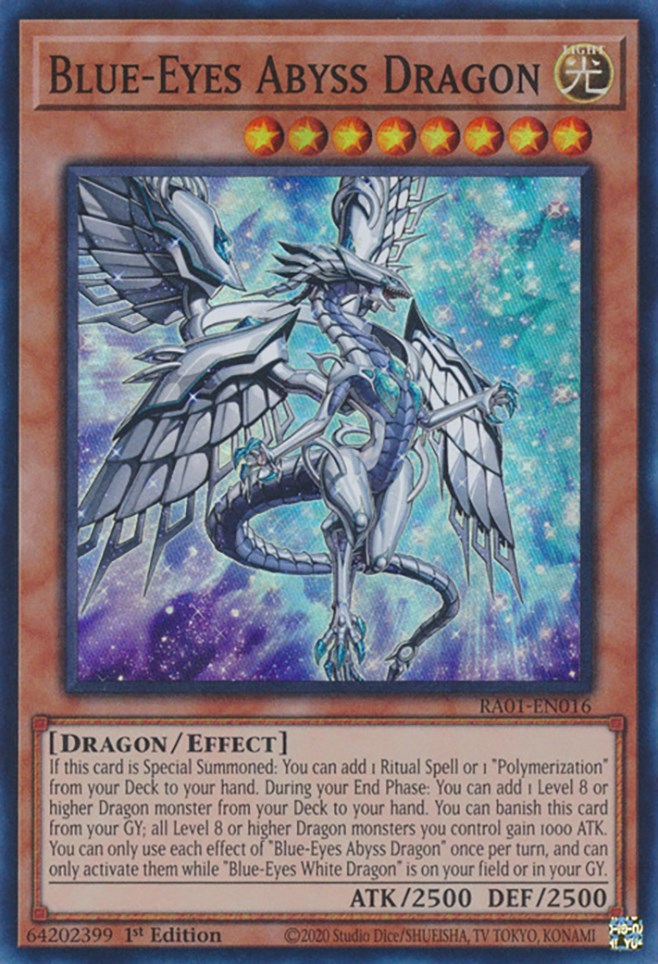 Blue-Eyes Abyss Dragon [RA01-EN016] Super Rare | Enigma On Main