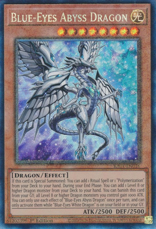 Blue-Eyes Abyss Dragon [RA01-EN016] Prismatic Collector's Rare | Enigma On Main