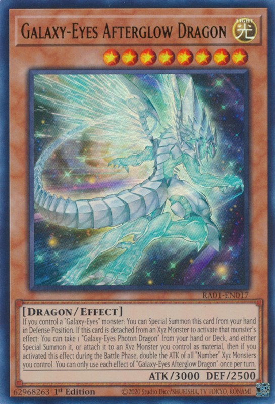 Galaxy-Eyes Afterglow Dragon [RA01-EN017] Ultra Rare | Enigma On Main