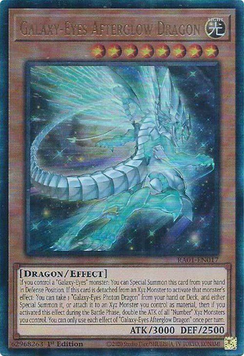 Galaxy-Eyes Afterglow Dragon [RA01-EN017] Prismatic Ultimate Rare | Enigma On Main