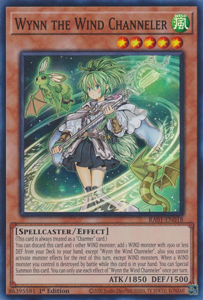 Wynn the Wind Channeler [RA01-EN018] Super Rare | Enigma On Main