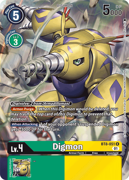 Digmon [BT8-051] (Alternate Art) [New Awakening] | Enigma On Main