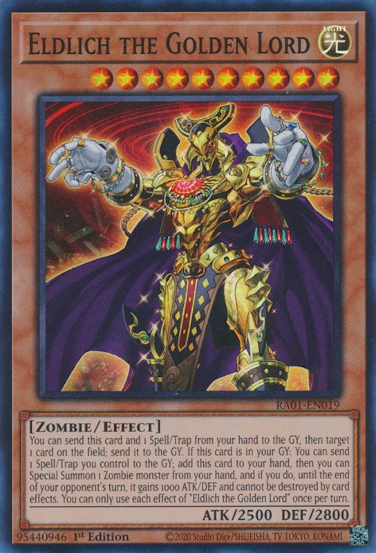 Eldlich the Golden Lord [RA01-EN019] Super Rare | Enigma On Main