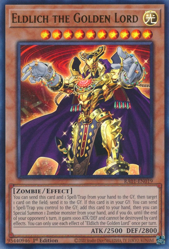 Eldlich the Golden Lord [RA01-EN019] Ultra Rare | Enigma On Main